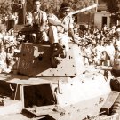 Moshe Dayanin 37mm tykill� varustettu Marmon Harrington Mk.IVF nimelt��n Terrible Tiger Jerusalemissa 1948