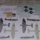 Seafire Mk.III:n rakennus- ja maalausohjeet, dekaalit, PP etsiranka - lent�j�n vy�t yms., FP asetaattikalvo - mittaristo-osia ja MP maskiarkki - vahvistetut ulkoiset sidelevyt yms.